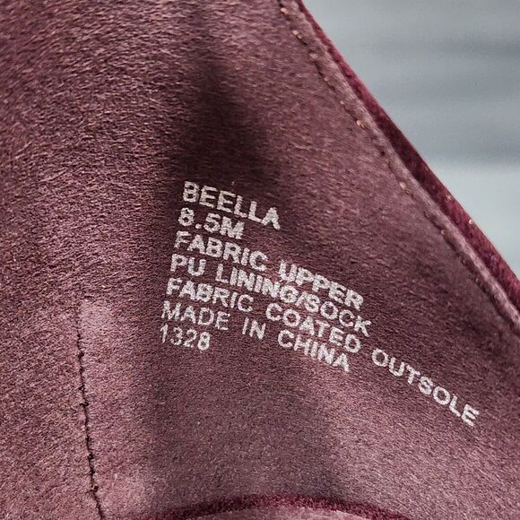 MADDEN GIRL Womens Beella‎ Round Toe Block Heel Heeled Sandal 8.5 M Merlot - Picture 7 of 13